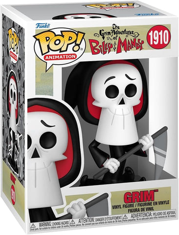 The Grim Adventures of Billy & Mandy Grim Funko Pop! Vinyl Figure #1910 with Funko Protector (Online Order Only)