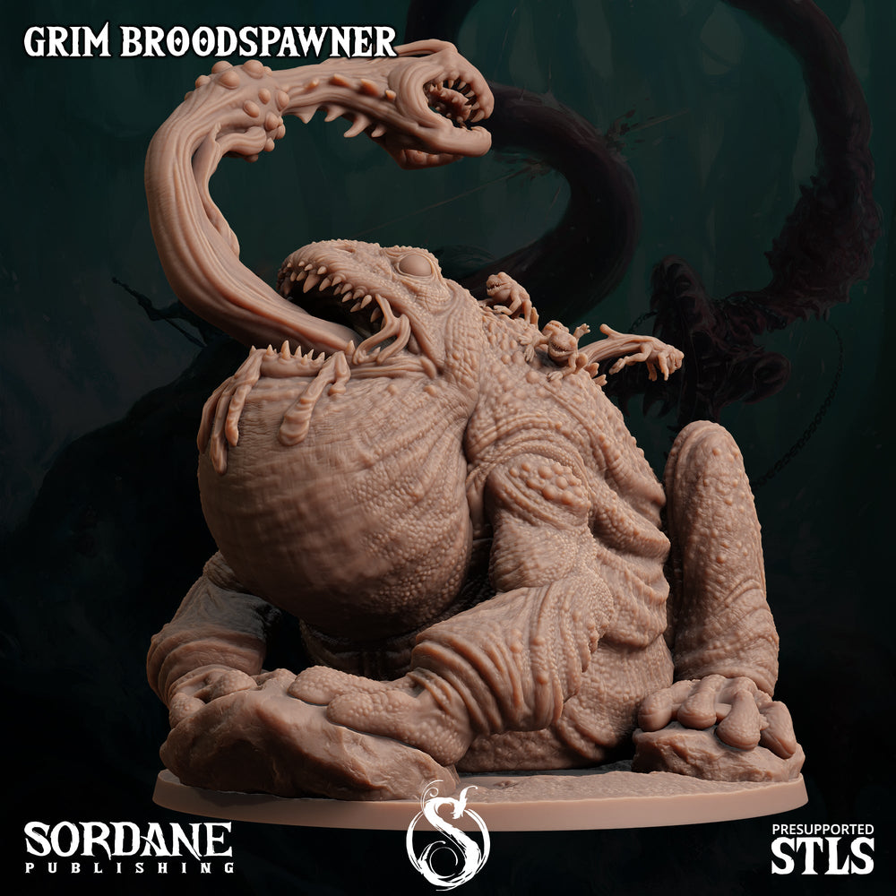 3D Printed Sordane Publishing Grim Broodspawner 28 32mm D&D (Online Only)