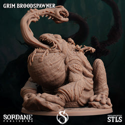 3D Printed Sordane Publishing Grim Broodspawner 28 32mm D&D (Online Only)
