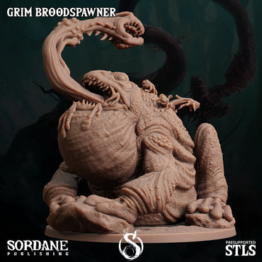 3D Printed Sordane Publishing Grim Broodspawner 28 32mm D&D (Online Only)
