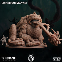 3D Printed Sordane Publishing Grim Broodspawner 28 32mm D&D (Online Only)