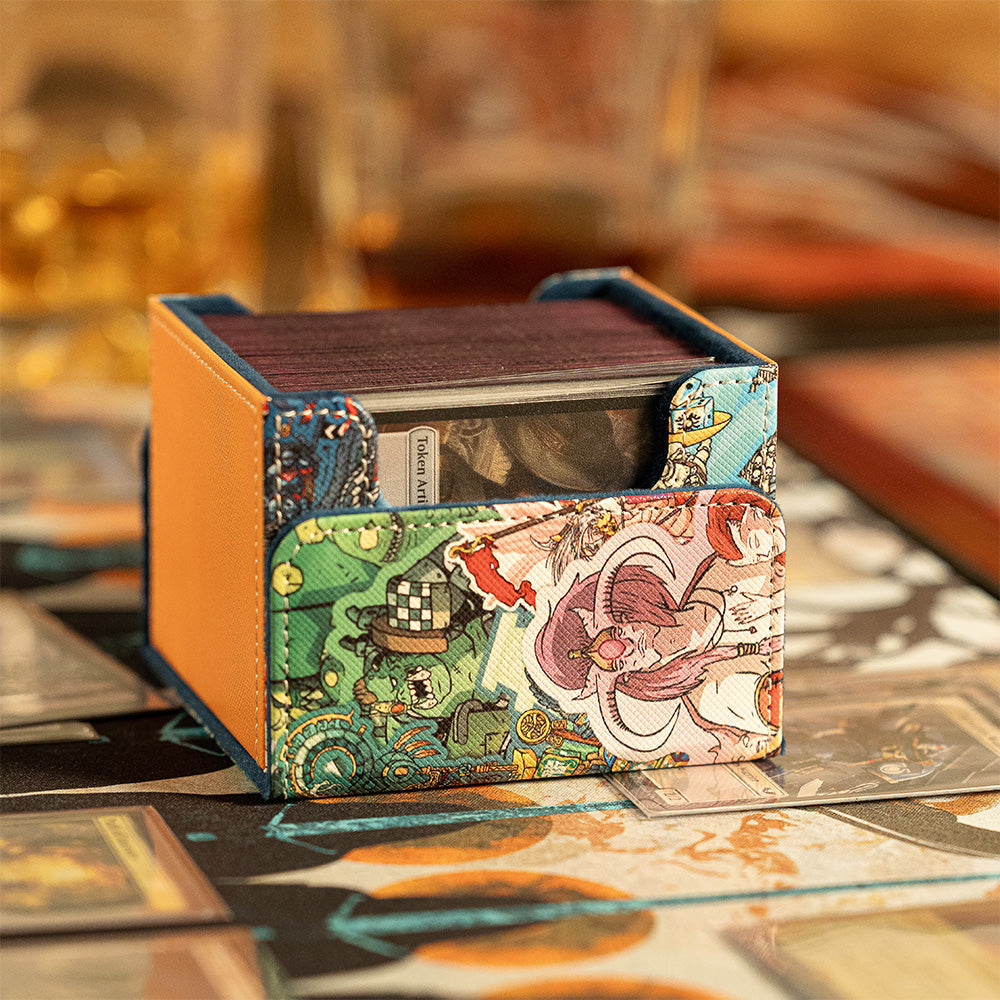 100+ XL Deck Box | Grimdark Collage (ONLINE ORDER ONLY)