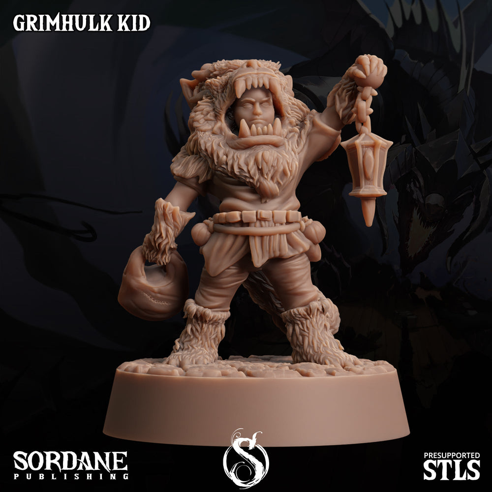 3D Printed Sordane Publishing Halloween Kids 28 32mm D&D (Online Only)