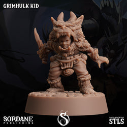 3D Printed Sordane Publishing Halloween Kids 28 32mm D&D (Online Only)