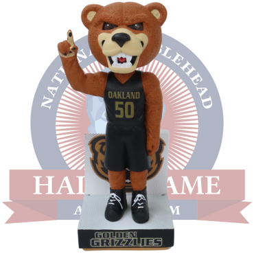 Grizz Oakland Golden Grizzlies Mascot Bobblehead (ONLINE ORDER ONLY)