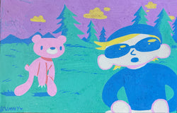 BunnyBaum - Grizzly Man (2005) - Original Artwork -Gloomy Bear Exhibition (ONLINE ORDER ONLY)