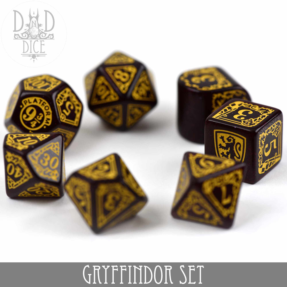 Harry Potter - Gryffindor Dice Set (Online Order Only)
