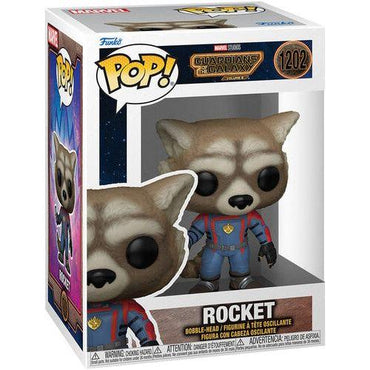 Rocket #1202 Funko POP Marvel (Online Order Only)