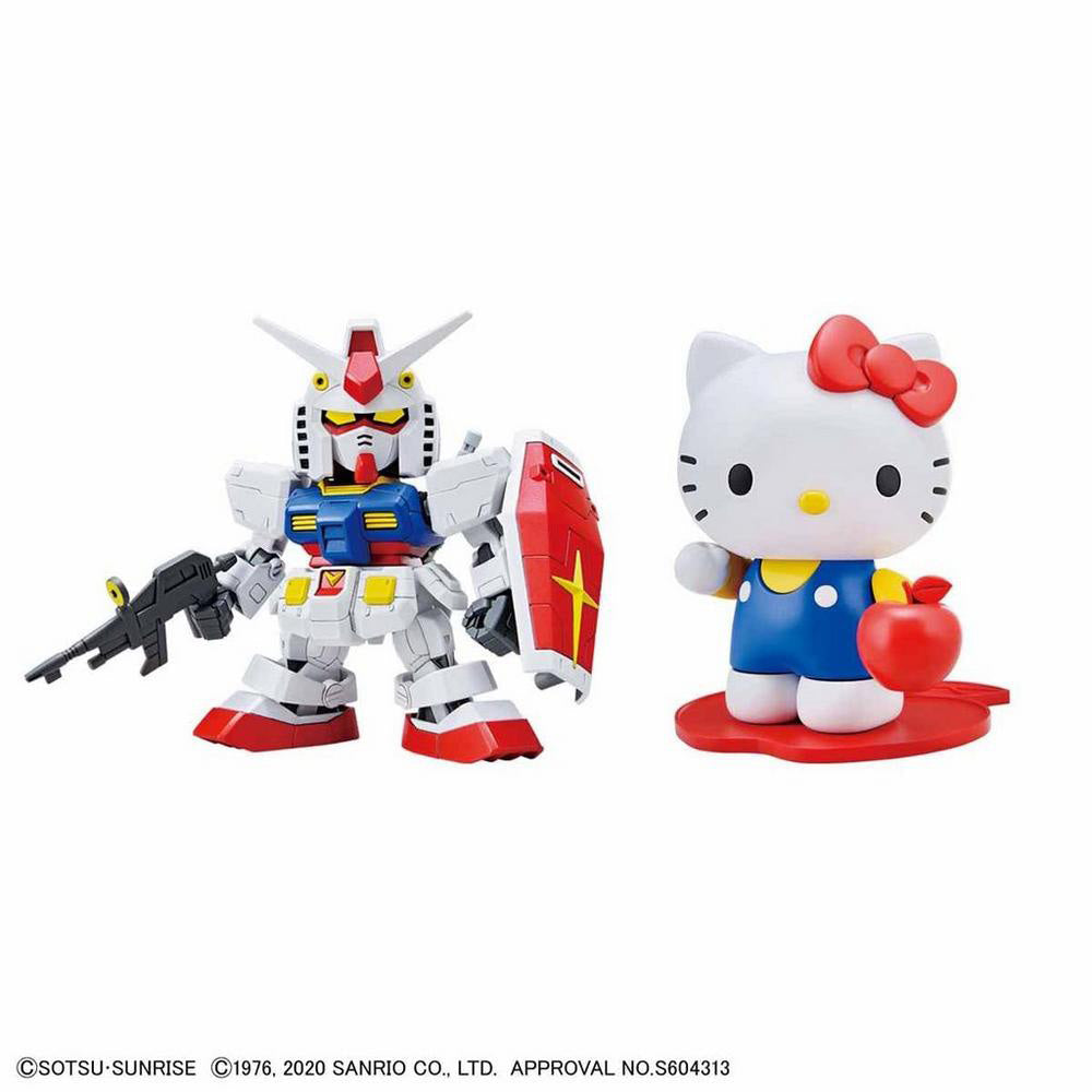 Bandai Hobby: Gundam X Hello Kitty - Hello Kitty / RX-78-2 Gundam [SD EX-STANDARD] (ONLINE ORDER ONLY)