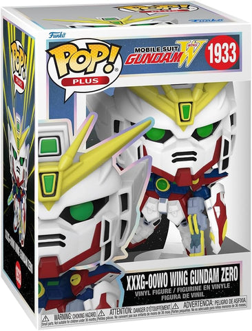 Mobile Suit Gundam Wing XXXG-00W0 Wing Gundam Zero Funko Pop! Vinyl Figure Plus #1933 with Funko Protector (Online Order Only)