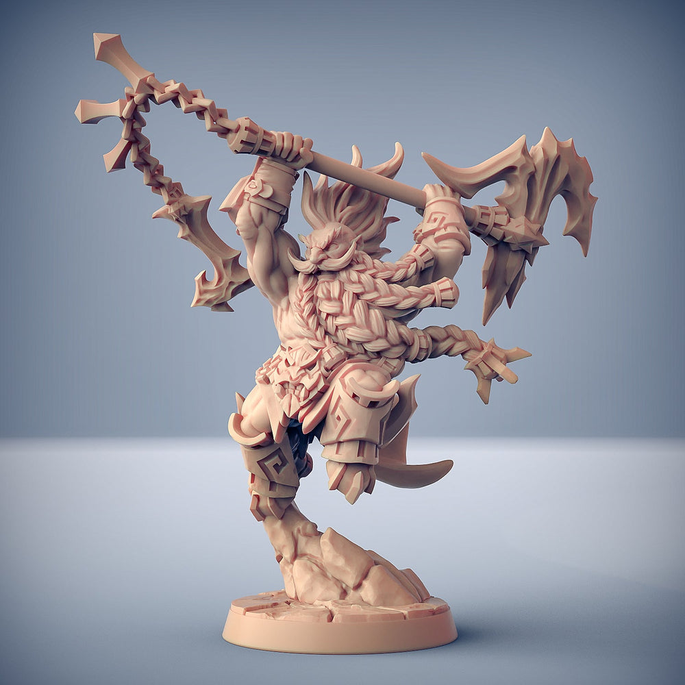 3D Printed Artisan Guild Gundrof Ragingfire Dumlok Flameseekers 28mm 32mm (Online Only)