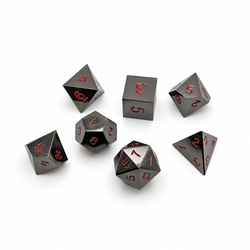 Ancient Passions - 7 Piece DnD Dice Set | Metal RPG Gaming Dice