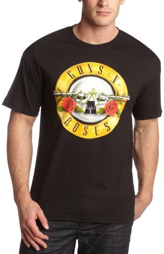 Men'S Guns N Roses Bullet T-Shirt,Black,Large [T-Shirt] (ONLINE ORDER ONLY)