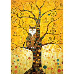 Gustav Klimt's Cat in the Tree of Life 1000 Piece Jigsaw Puzzle Enjoy (ONLINE ORDER ONLY)