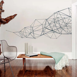 Geometric Abstract Wall Decal Vinyl Decor (ONLINE ORDER ONLY)