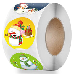 Christmas Sticker Cartoon Christmas Tree Santa Claus Design Paper Label Merry Christmas Cute Stickers Stationery Stickers (ONLINE ORDER ONLY)