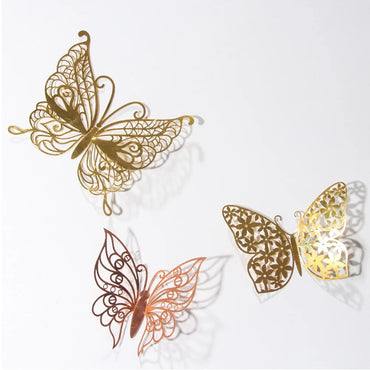3D Butterfly Wall Stickers Set - Self Adhesive Home Decor Decals (ONLINE ORDER ONLY)