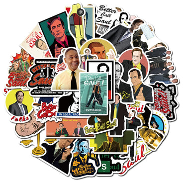 10/30/50PCS TV Show Better Call Saul Sticker Packs (ONLINE ORDER ONLY)