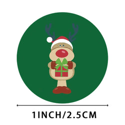 100-500pcs Thank You Sticker Design Diary Christmas Sticker Gift Sealing Sticker Holiday Birthday Party Gift Decoration Label (Online Order Only)
