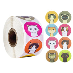 100-500pcs Animal Sticker School Teacher Student Cartoon Sticker Sealing Label Christmas Gift Scrapbook Stationery Sticker (ONLINE ORDER ONLY)