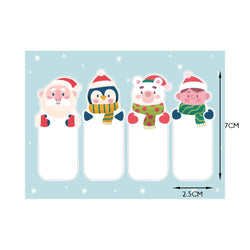 10-40Pcs 12.5x9cm Merry Christmas Stickers Fashion Cartoon Cute Labels For Gift Decorative Package Wrapping Gift Box (ONLINE ORDER ONLY)
