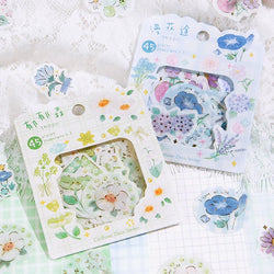 45pcs/lot Garden Story Series Stickers Scrapbooking Decorative Sticker DIY Diary Album Stick Label School Stationery Gift (ONLINE ORDER ONLY)