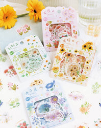 45pcs/lot Garden Story Series Stickers Scrapbooking Decorative Sticker DIY Diary Album Stick Label School Stationery Gift (ONLINE ORDER ONLY)