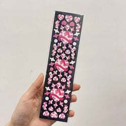 Glitter Star Ribbon Laser Sticker Scrapbooking Decorative Sticker DIY Diary Album Stick Label Korean Stationery (ONLINE ORDER ONLY)