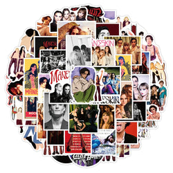 10/30/50PCS Cool Rock Band Maneskin Stickers Skateboard Guitar Laptop Motorcycle Luggage Phone Bike Graffiti Decal Stickers Toys (ONLINE ORDER ONLY)