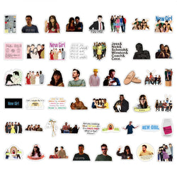 10/30/50PCS TV Show New Girl Sticker Packs (ONLINE ORDER ONLY)