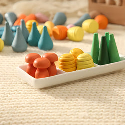 Rainbow Wooden Loose Pieces (ONLINE ORDER ONLY)