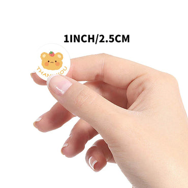 100-500Pcs Cute Cartoon Animals Label Stickers for Child Gift Card Party Birthday Package Reward stationery stickers (ONLINE ORDER ONLY)