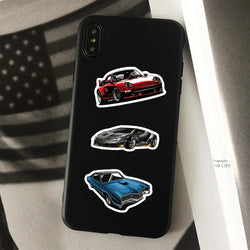 10/30/50/100PCS Retrofit Racing Sports Car Waterproof Stickers Cartoon Graffiti Decals Kids Toy Luggage Laptop Bike Car Sticker (ONLINE ORDER ONLY)