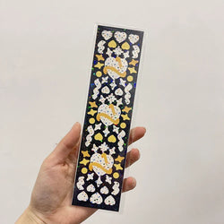 Glitter Star Ribbon Laser Sticker Scrapbooking Decorative Sticker DIY Diary Album Stick Label Korean Stationery (ONLINE ORDER ONLY)