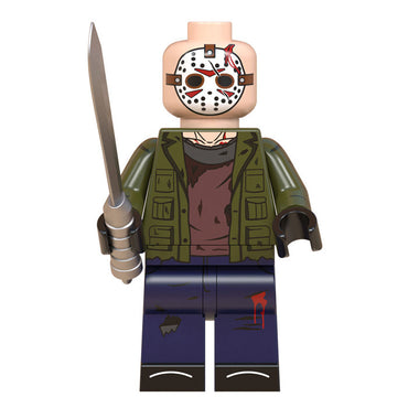 Jason Voorhees Friday The 13th Lego Minifigures Custom Horror Toys 4 (ONLINE ORDER ONLY)