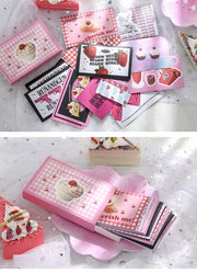 40/60Pcs/box Retro Girls House Series Sticker Hand Account DIY Album Decoration Scrapbooking Stickers Kawaii Korean Stationery (ONLINE ORDER ONLY)