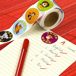 500 Pcs/Pack Cartoon Aniamls Sticker Teacher Reward Stickers School Student Encouragement Words For Kids Toy Sticker (ONLINE ORDER ONLY)