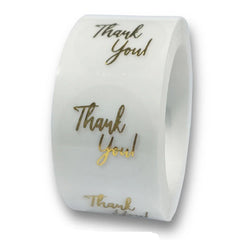 100-500pcs Thank You For Your Order Transparent Gold Label Baking Wedding Exquisite Gift Card Envelope Sealing Label Sticker (Online Order Only)