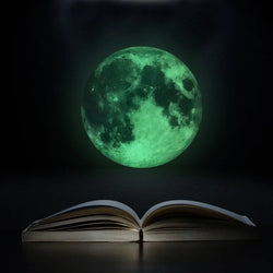 30cm Glow 3D Moon Wall Stickers for Kids Room Decor (ONLINE ORDER ONLY)