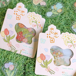 45pcs/pack Cute Flower Ribbon Decorative Stationery Stickers kawaii dog Scrapbooking DIY Diary Album Stick Lable (Online Order Only)