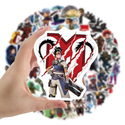 Apex Legends Stickers Pack: Laptop, Luggage, Skateboard, Phone, Guitar, Waterproof Decals (Online Order Only)