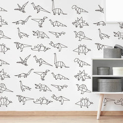 Geometric Dinosaur Wall Decals for Kids Nursery (ONLINE ORDER ONLY)