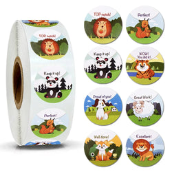 500pcs/roll Reward Stickers 'WOW! YOU DID IT' Encourage Labels Motivational Stickers (ONLINE ORDER ONLY)