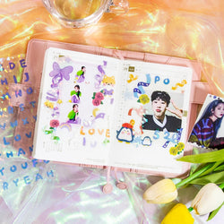 4 Sheets Star Cruise Series Sticker Cute Animals Scrapbooking Decorative Sticker DIY Diary Album Stick Label Kawaii Stationery (ONLINE ORDER ONLY)