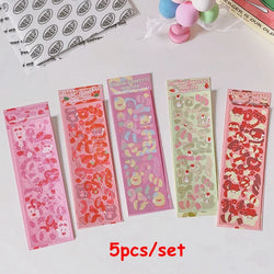 3pcs/5pcs/6pcs Full Set Series Cute Korean idol card Decorative Stickers DIY Scrapbooking Diary Album Sticker Stationery (ONLINE ORDER ONLY)