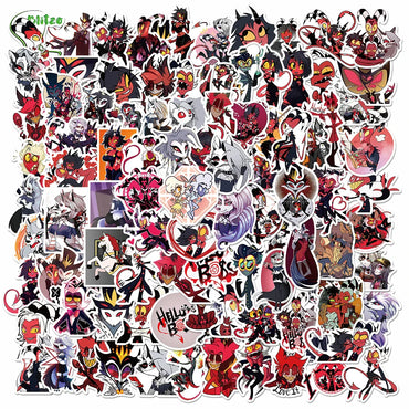 HELLUVA BOSS Stickers 100PCS Waterproof Decals for Bike, Phone, Laptop, Luggage, Toy (ONLINE ORDER ONLY)