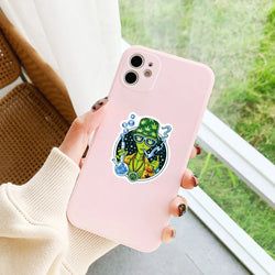 10/30/50PCS Funny Characters Leaves Weed Smoking Graffiti Stickers Laptop Guitar Phone Luggage Car Cool Waterproof Sticker Decal (ONLINE ORDER ONLY)