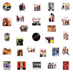 10/30/50PCS Cool Rock Band Maneskin Stickers Skateboard Guitar Laptop Motorcycle Luggage Phone Bike Graffiti Decal Stickers Toys (ONLINE ORDER ONLY)