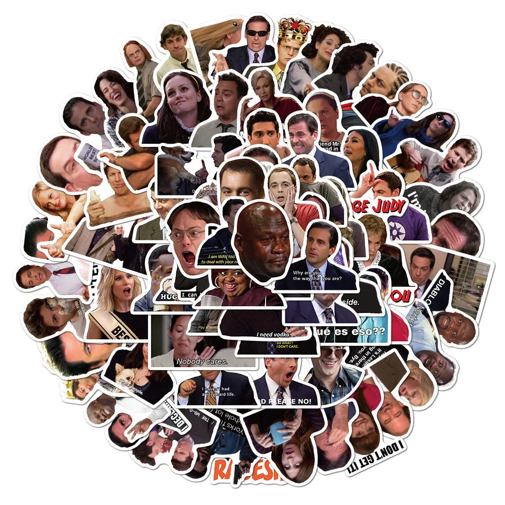 Big Bang Theory TV Show Stickers - 10/30/50/100pcs for Fridge, Luggage, Laptop (ONLINE ORDER ONLY)