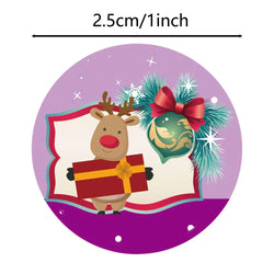 100-500Pcs Merry Christmas Santa Claus Sticker 1inch Decor DIY Wrapping Gift Decoration Xmas Kids Thank You Seal Label (ONLINE ORDER ONLY)